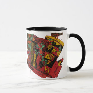 Caneca QUEM O QUE GANHA tinta