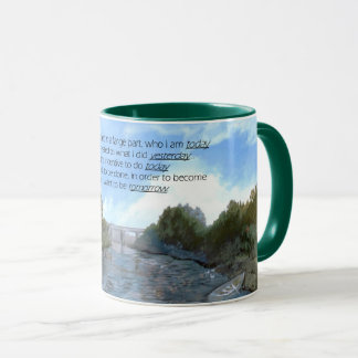 Caneca Quem sou hoje Inspirador