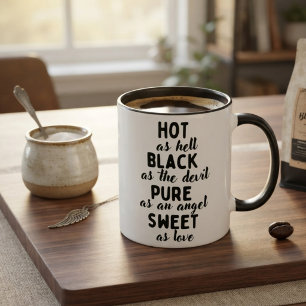 Caneca Quente Preto Puro Doce
