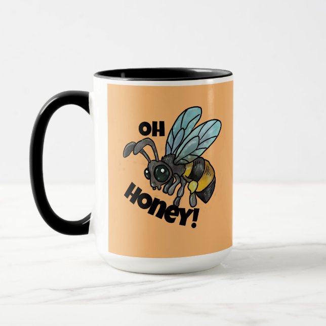 Caneca Querida! Abelha Bela (Esquerda)