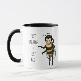Caneca Querida Bee Respira A Abelha