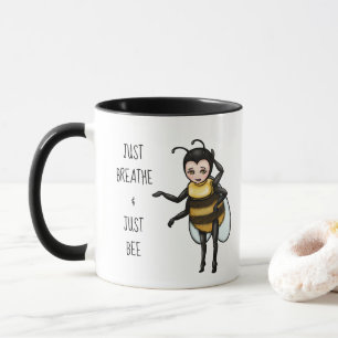 Caneca Querida Bee Respira A Abelha