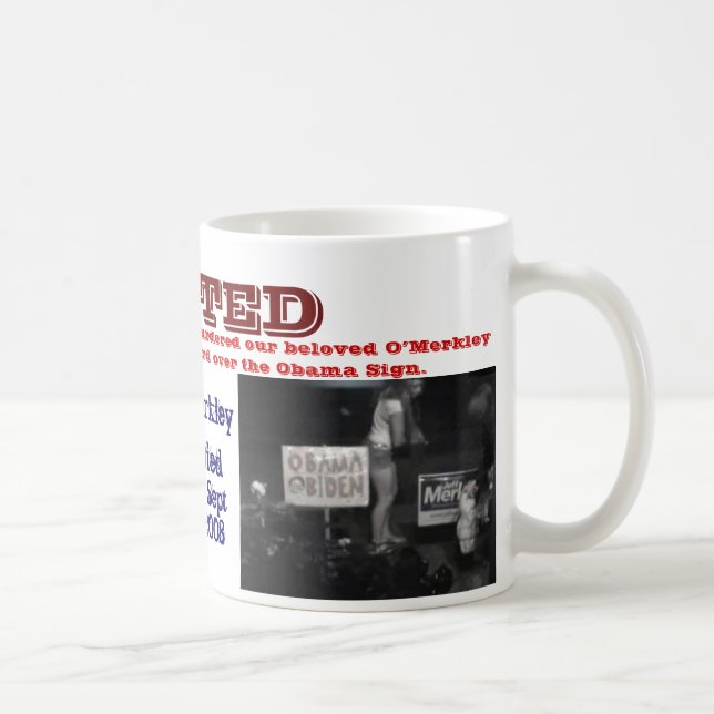 Caneca QUERIDA de O'Merkley (Direita)