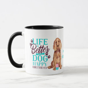 Caneca Querido Cocker Spaniel Dog ama MOM Aniversário