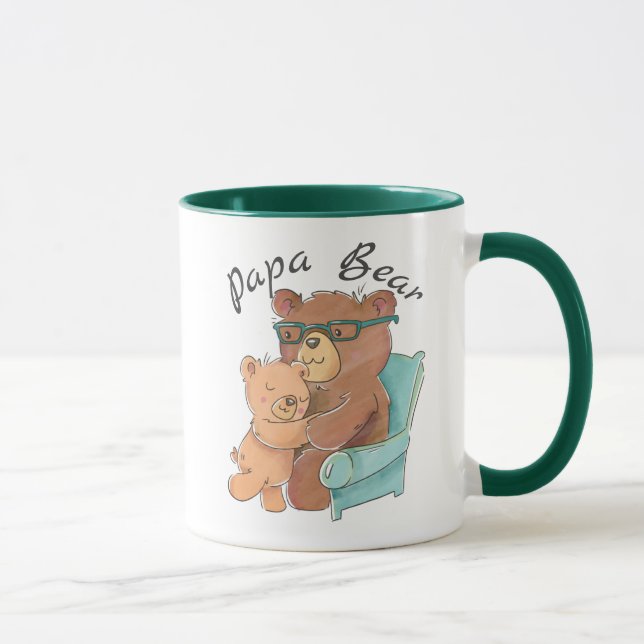 Caneca Querido Urso do Papa com ursinho bebê (Direita)