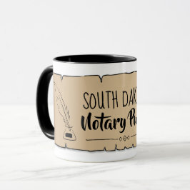 Caneca Quill de penas de rolagem pública do sul de Dakota