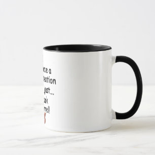 Caneca Quirrel De Atenção Curta Dizendo