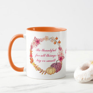 Caneca Quitação de Fall Wreath