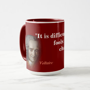 Caneca Quitação Voltaire Aos Tolos