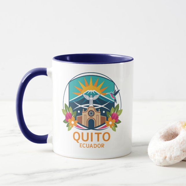 Caneca Quito Equador América do Sul (Com Donut)