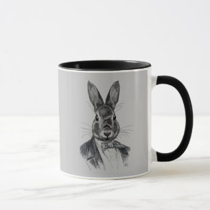Caneca Rabbit em Traje Retrato