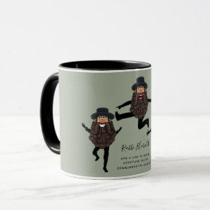 Caneca RABINO DANÇANDO ENGRAÇADO Personalizado com Texto