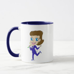 Caneca rabo de coelho chibi