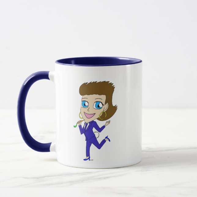 Caneca rabo de coelho chibi (Esquerda)