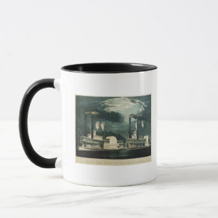 Caneca Raça da meia-noite no Mississippi, 1875