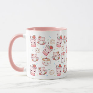 Caneca Raça Puro: Mug de Café Kawaii
