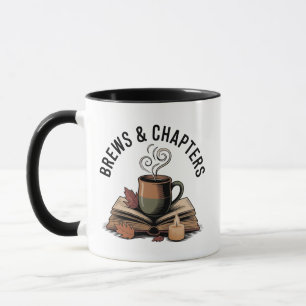 Caneca Raças e Capítulos — Chá e Livros de Bruxas Cozy