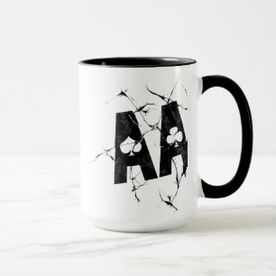 Caneca rachada dos áss
