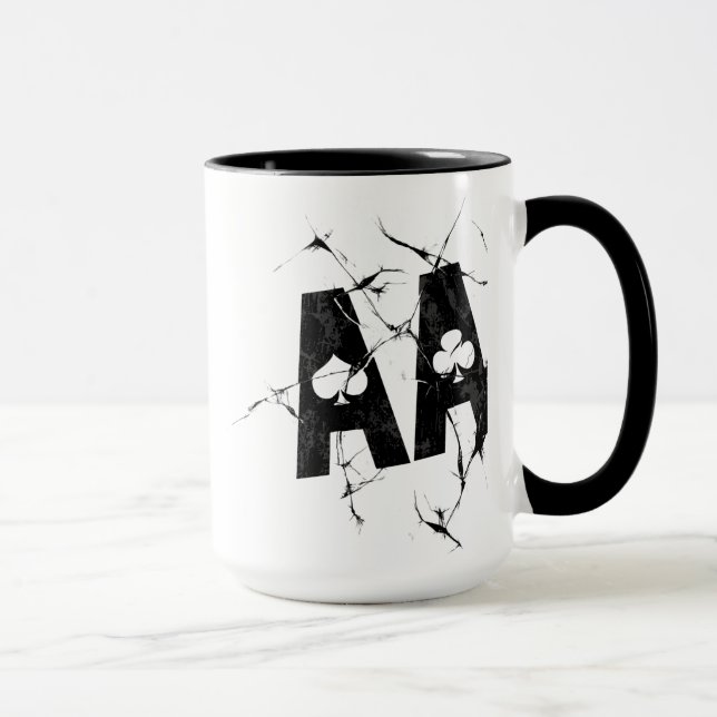 Caneca rachada dos áss (Direita)