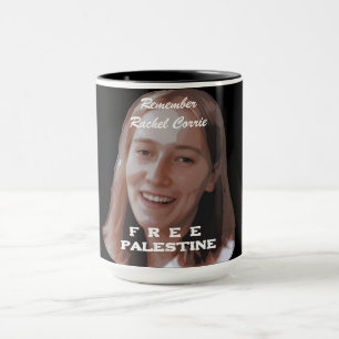 Caneca Rachel Corrie Free Palestine