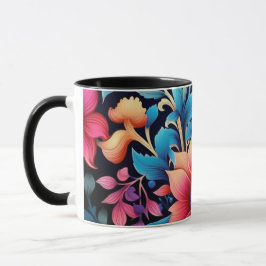 Caneca Radiação Floral Sangrenta