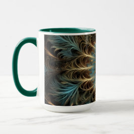 Caneca Radiant Fractal Flower
