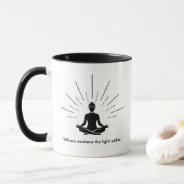 Caneca Radiant Meditation Silhouette