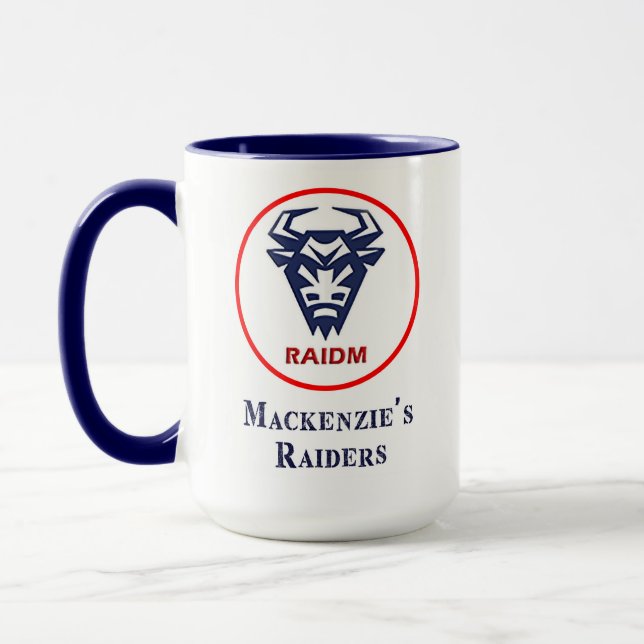 Caneca Raiders 15oz Mug de Blue Mackenzie (Esquerda)