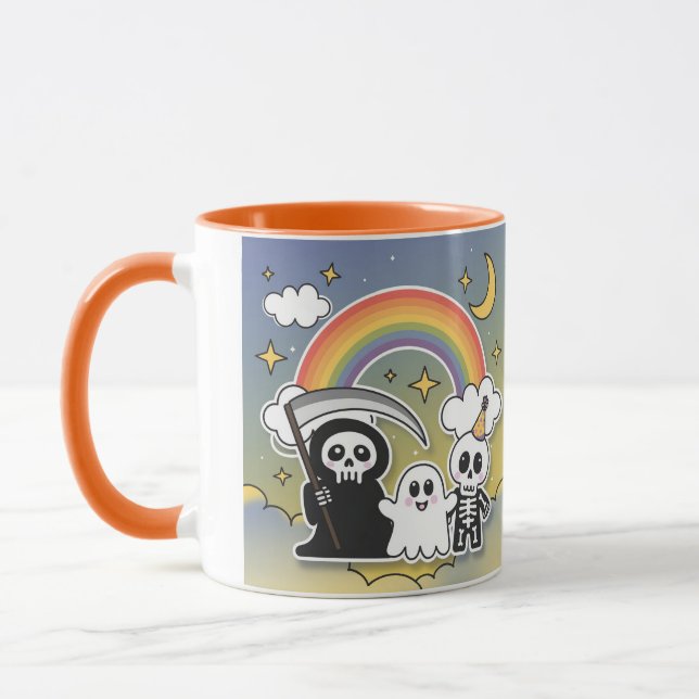 Caneca Rainbow Bright Grim Reaper e Amigos (Esquerda)