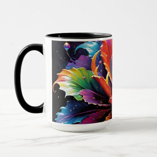 Caneca Rainbow Flower Coffee Mug (Esquerda)