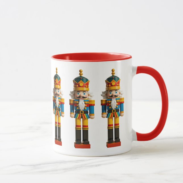 Caneca Rainbow Orgulho gay Natal Nutcracker Toy (Direita)