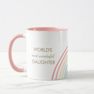 Caneca Rainbow Pastel Daughter Mug
