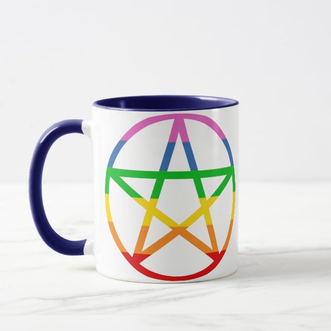 Caneca Rainbow Pentacle (Esquerda)