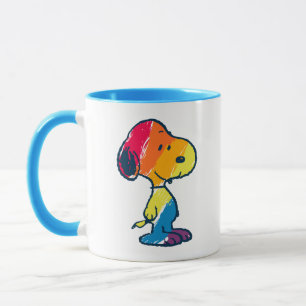 Caneca Rainbow Snoopy