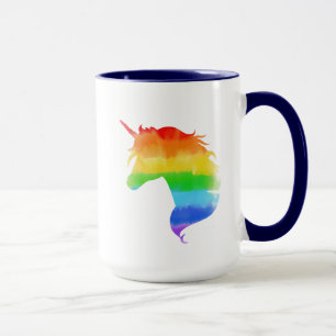 Caneca Rainbow Unicórnio