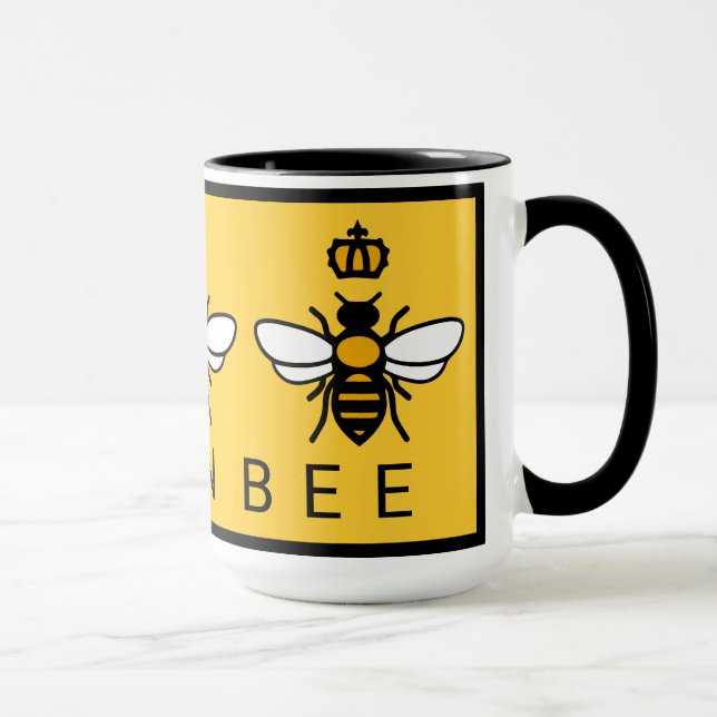 Caneca Rainha Bee com Coroa (Direita)