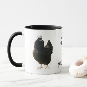 Caneca Rainha da Coop Ameraucana com Mug Coroa