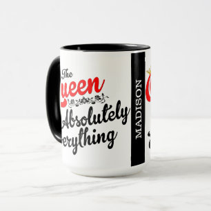 Caneca Rainha de tudo personalizada