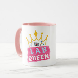 Caneca Rainha do Laboratório - Garota de Laboratório
