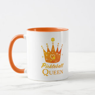 Caneca Rainha do Pickleball Estilo Vintage dos Anos 1970