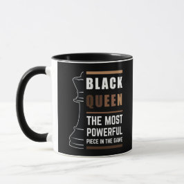 Caneca Rainha Negra A Peça Mais Poderosa Do Jogo 1