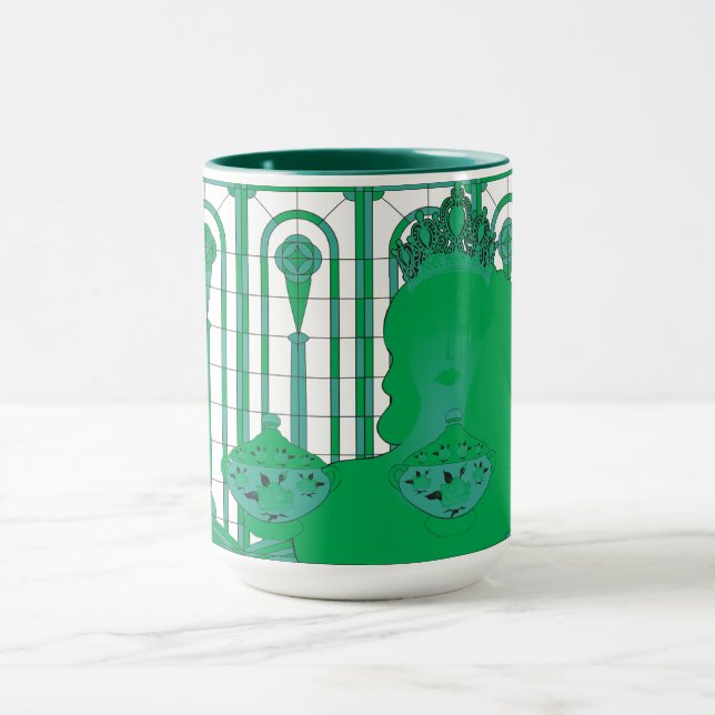Caneca Rainha Verde Mug (Centro)