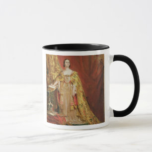 Caneca Rainha Victoria (1819-1901) que toma a coroação O