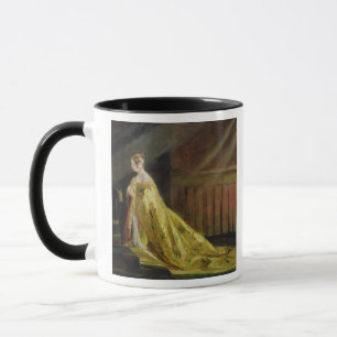 Caneca Rainha Victoria em sua veste da coroação, 1838