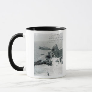 Caneca Rainha Victoria na costa francesa