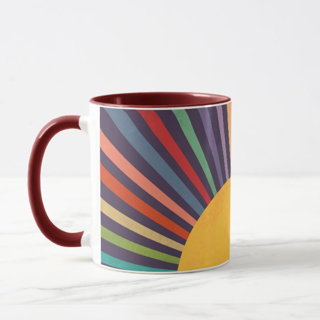 Caneca Raios Sol Retro-Arco Minúsculo (Esquerda)