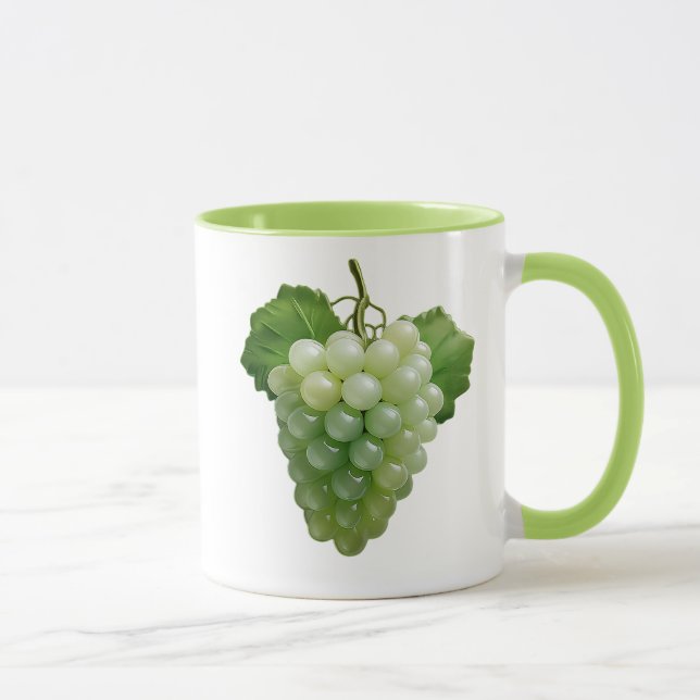 Caneca  Raisin Vert Réaliste (Direita)