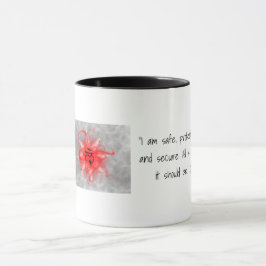Caneca Raiz Chakra Coffee, com afirmações