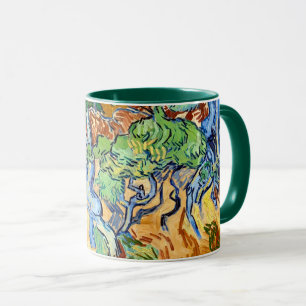 Caneca Raízes de Árvore (1890) Vincent Van Gogh, arte bot