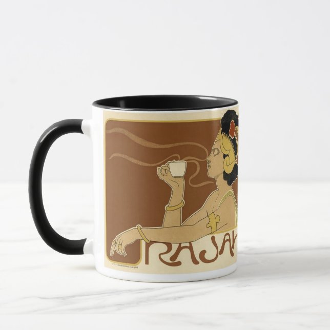 Caneca Rajah Vintage Café Anúncio (Esquerda)